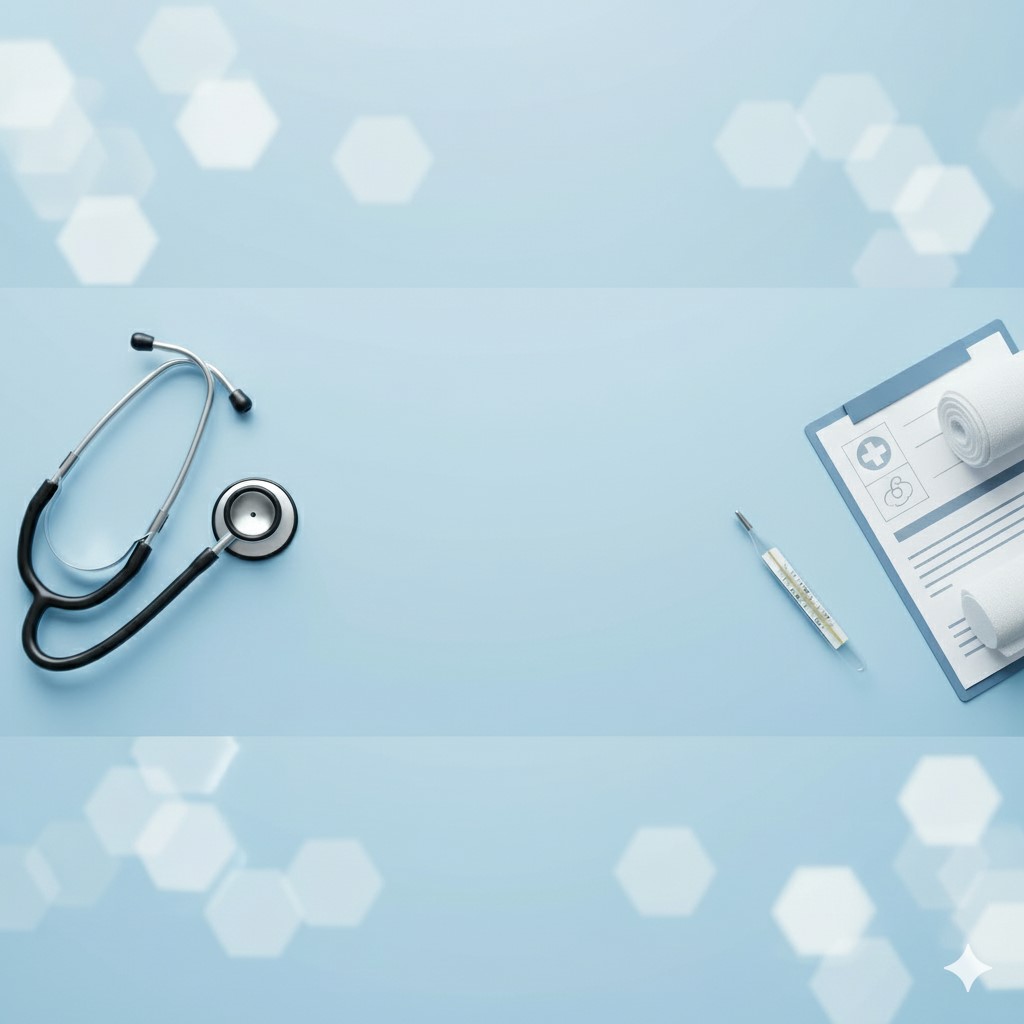 Stetoscop pe un fundal medical